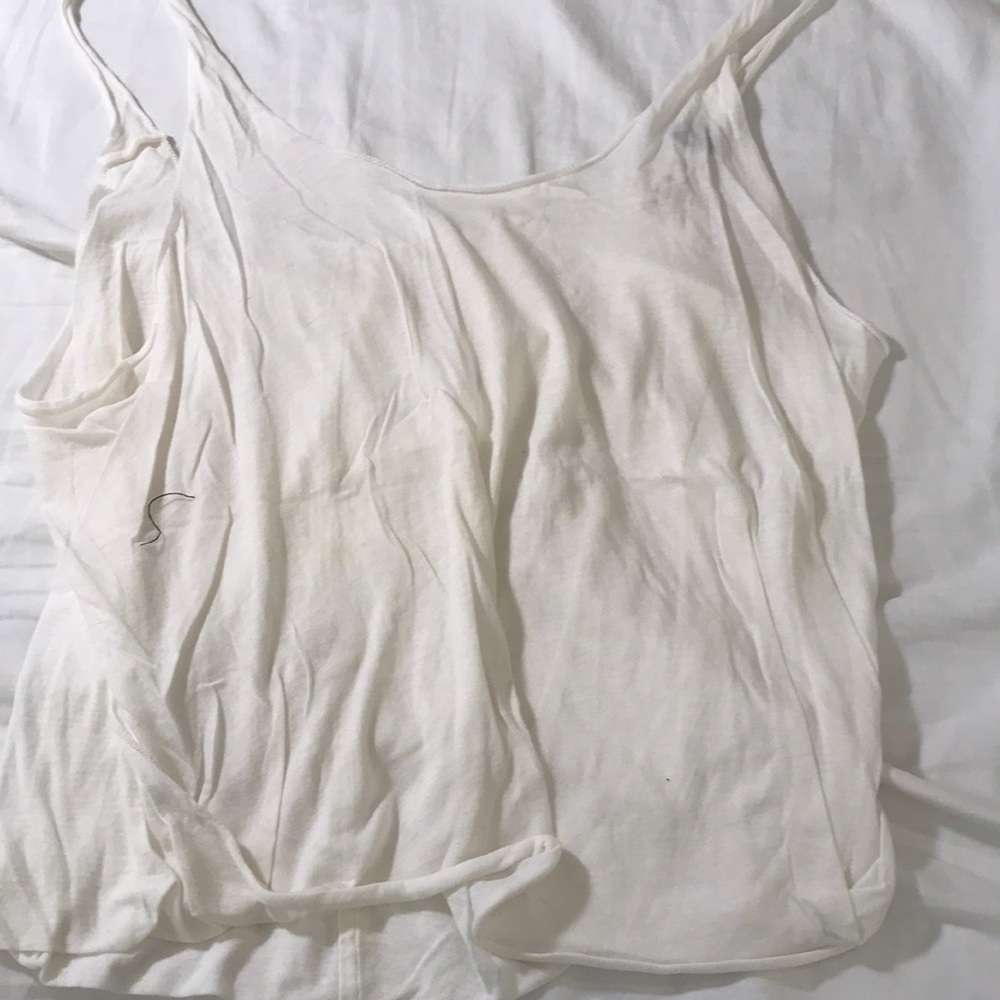 Free people white tank top
